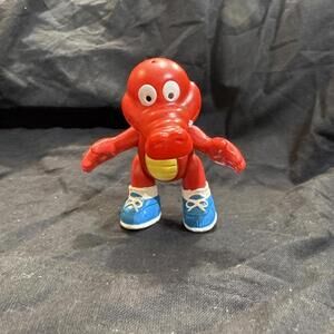 1989 Roy Rogers Kids Meal Gator Tales Holiday Ornament Toy Alligator Figure